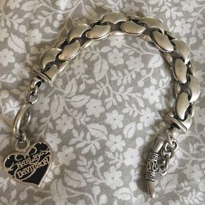 Silver Harley Davidson bracelet